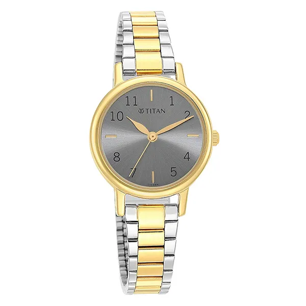 Đồng Hồ Nữ Titan Karishma Grey Dial Analog Watch 2678BM01 Màu Demi (Vàng - Bạc) - Đồng hồ - Vua Hàng Hiệu
