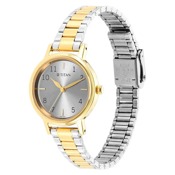 Đồng Hồ Nữ Titan Karishma Grey Dial Analog Watch 2678BM01 Màu Demi (Vàng - Bạc) - Đồng hồ - Vua Hàng Hiệu