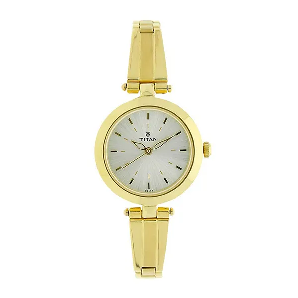 Đồng Hồ Nữ Titan Karishma Quartz Watch 2574YM01 Màu Vàng