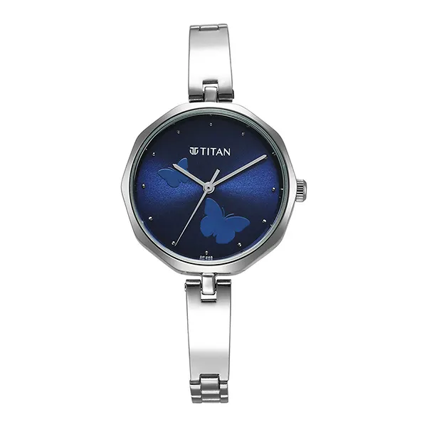 Đồng Hồ Nữ Titan Karishma Quartz Watch 2702SM02 Màu Xanh Bạc