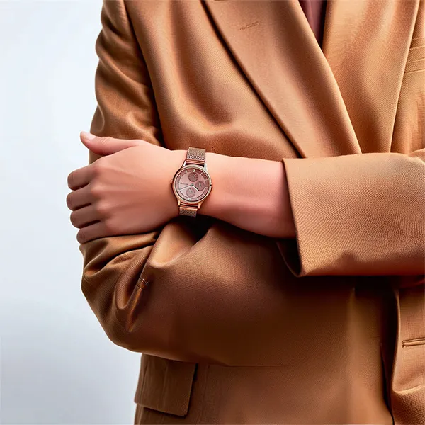 Đồng Hồ Nữ Titan Ladies Neo V Watch 2652WM01 Màu Vàng Hồng
