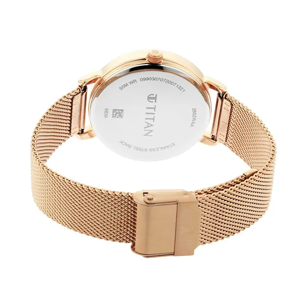 Đồng Hồ Nữ Titan Ladies Neo V Watch 2652WM01 Màu Vàng Hồng