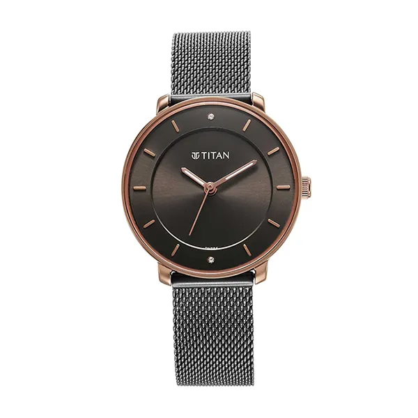 Đồng Hồ Nam Titan N/A 2728KM01 Màu Xám Đậm