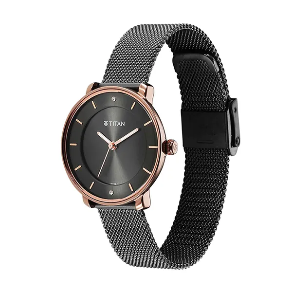 Đồng Hồ Nam Titan N/A 2728KM01 Màu Xám Đậm