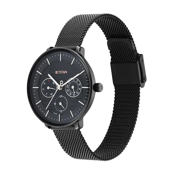 Đồng Hồ Nữ Titan Neo Ladies 6 Phase 1 2651NM02 Màu Đen