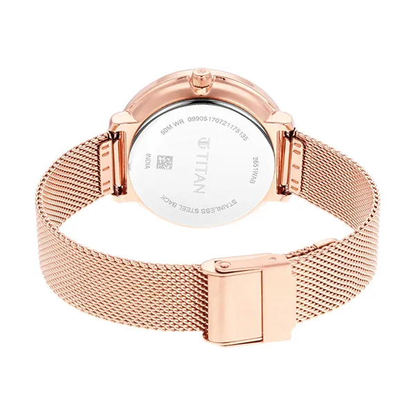 Đồng Hồ Nữ Titan Neo Ladies 6 Phase 1 2651WM02 Màu Vàng Hồng