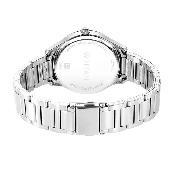 Đồng Hồ Nữ Titan Pastel Dreams Purple Mother Of Pearl Dial Watch 2670SM11 Màu Bạc