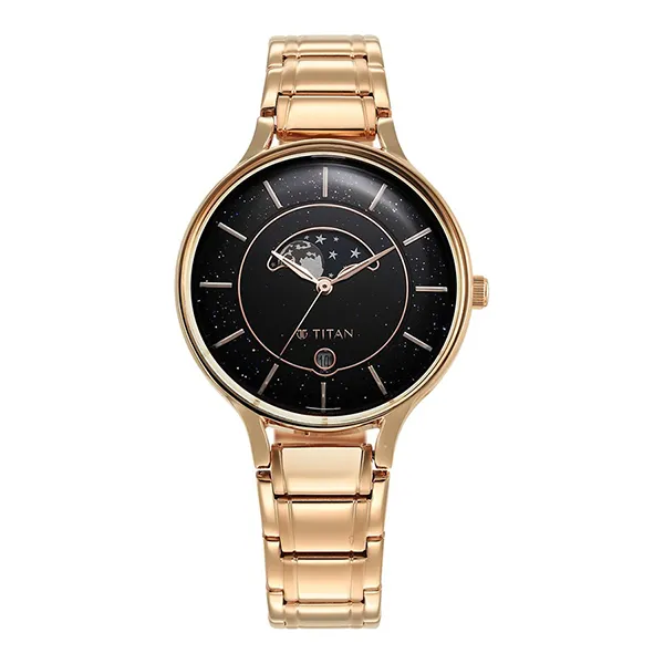 Đồng Hồ Nữ Titan Premium Workwear Watch 2674WM01 Màu Vàng/Xanh - Đồng hồ - Vua Hàng Hiệu