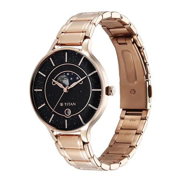 Đồng Hồ Nữ Titan Premium Workwear Watch 2674WM01 Màu Vàng/Xanh - Đồng hồ - Vua Hàng Hiệu