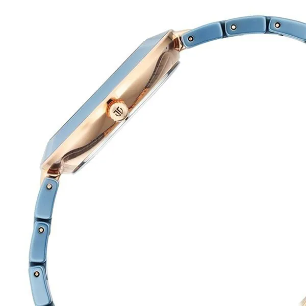 Đồng Hồ Nữ Titan Purple Ceramics Blue Dial Analog Ceramic Strap Watch 95189KC05 Màu Xanh