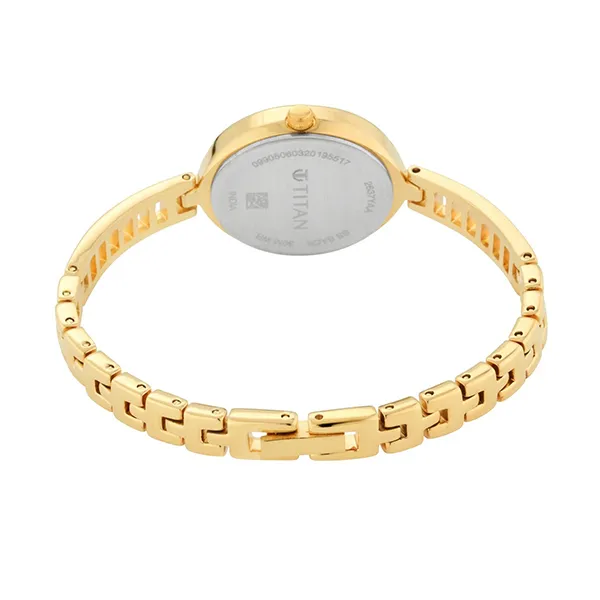 Đồng Hồ Nữ Titan Quartz Analog Gold Dial Watch 2637YM01 Màu Vàng