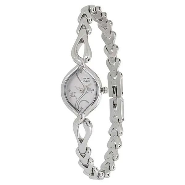 Đồng Hồ Nữ Titan Quartz Analog Silver Dial Metal Strap Watch 2455SM01 Màu Bạc - Đồng hồ - Vua Hàng Hiệu