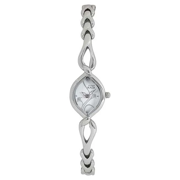 Đồng Hồ Nữ Titan Quartz Analog Silver Dial Metal Strap Watch 2455SM01 Màu Bạc - Đồng hồ - Vua Hàng Hiệu