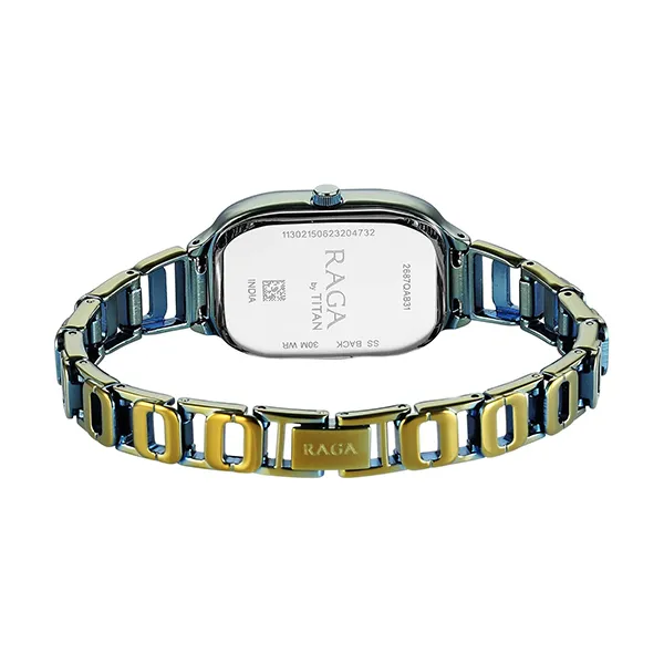 Đồng Hồ Nữ Titan Raga Chic Quartz Analog Green Dial 2687QM01 Màu Xanh