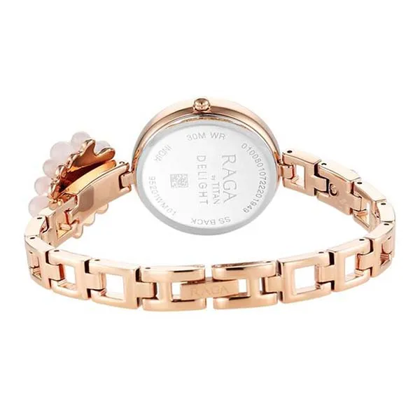 Đồng Hồ Nữ Titan Raga Delight Analog Watch 95201WM01 Màu Vàng Hồng - Đồng hồ - Vua Hàng Hiệu