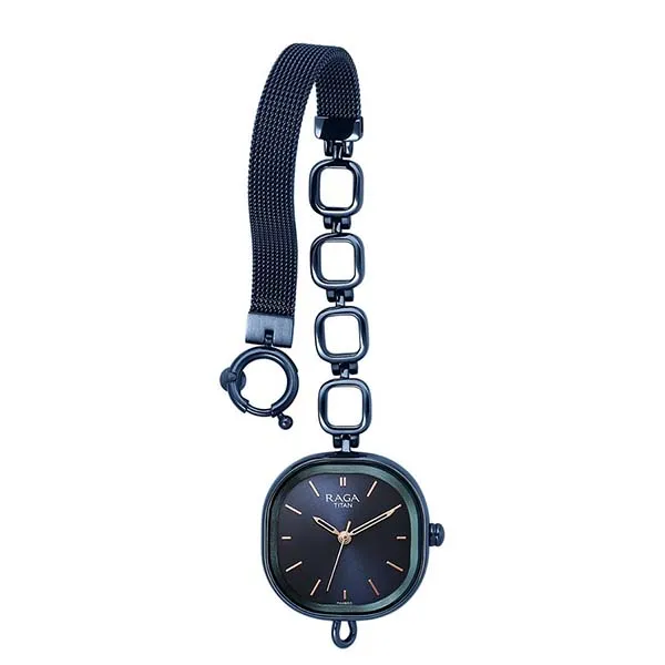 Đồng Hồ Nữ Titan Raga Delight Blue Dial Watch 2693QM01 Màu Xanh