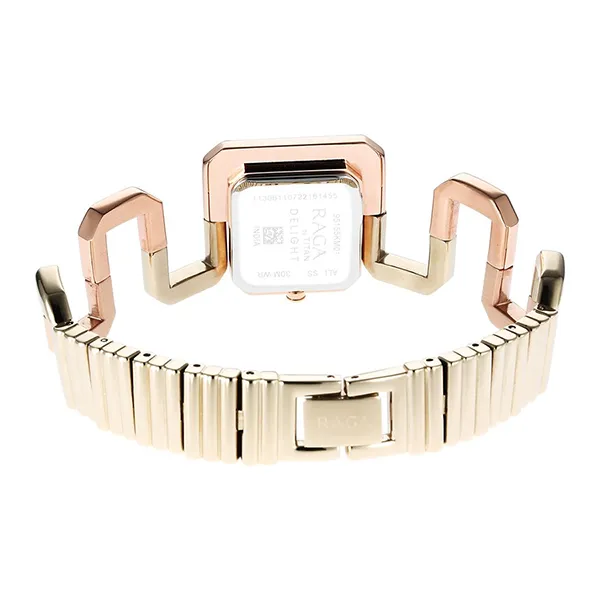 Đồng Hồ Nữ Titan Raga Delight Quartz Analog Watch 95155KM01 Màu Vàng Hồng