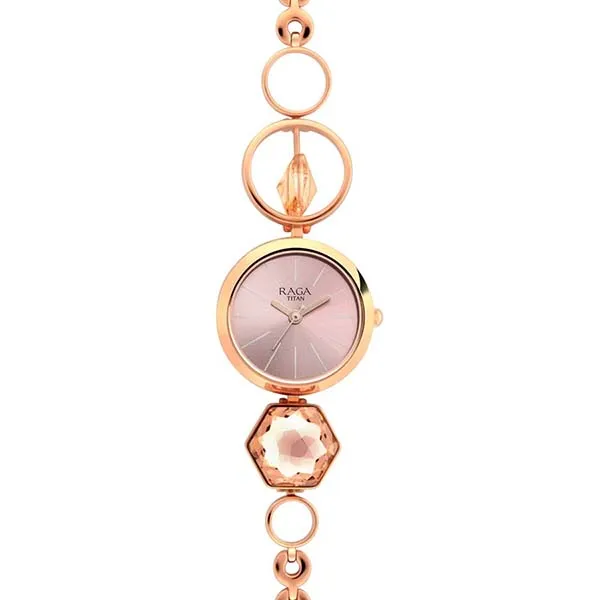 Đồng Hồ Nữ Titan Raga Grace Watch 2606WM09 Màu Vàng/Hồng - Đồng hồ - Vua Hàng Hiệu