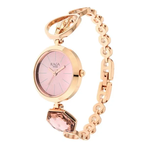 Đồng Hồ Nữ Titan Raga Grace Watch 2606WM09 Màu Vàng/Hồng - Đồng hồ - Vua Hàng Hiệu