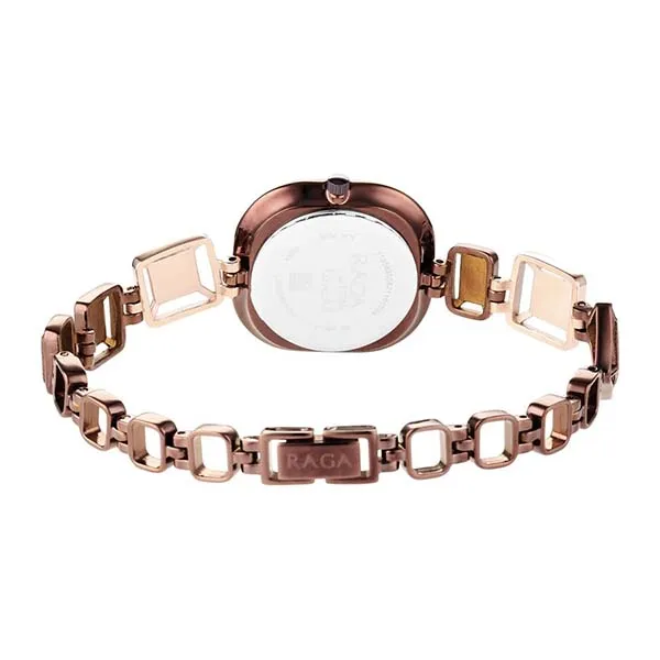 Đồng Hồ Nữ Titan Raga Love All Brown Dial Analog Watch 95156KM01 Màu Nâu