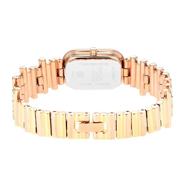 Đồng Hồ Nữ Titan Raga Love Rose Gold Dial Analog Watch 95154KM01 Màu Vàng Hồng
