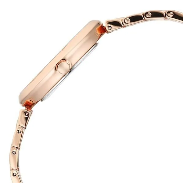 Đồng Hồ Nữ Titan Raga Memoirs Quartz Analog Mother Of Pearl Dial Rose Gold 95258WM01 Màu Vàng Hồng