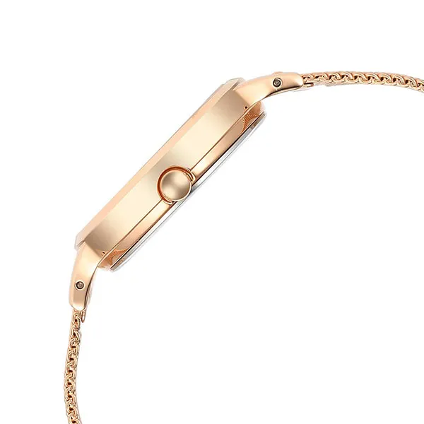 Đồng Hồ Nữ Titan Raga Power Pearls Watch With Metal Strap 2666WM01 Màu Vàng Hồng