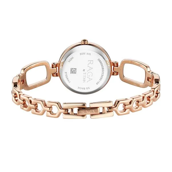 Đồng Hồ Nữ Titan Raga Rose Gold Dial Watch 2725WM01 Màu Vàng Hồng - Đồng hồ - Vua Hàng Hiệu