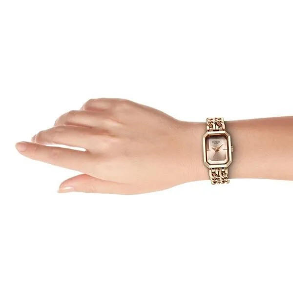 Đồng Hồ Nữ Titan Raga Showstopper Quartz Analog Rose Gold 95283WM01 Màu Vàng Hồng