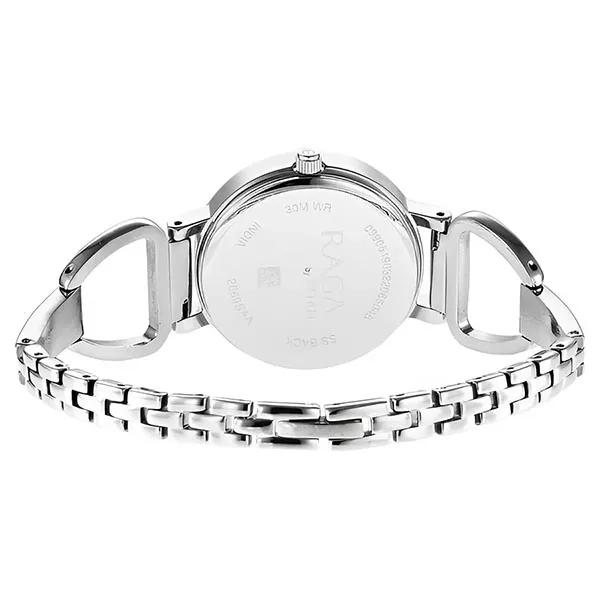 Đồng Hồ Nữ Titan Raga Viva Silver Analog Date Metal Strap Watch 2669SM01 Màu Bạc