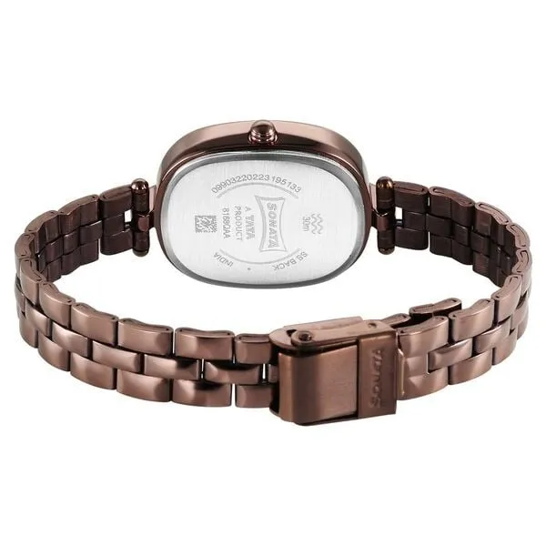 Đồng Hồ Nữ Sonata Utsav Brown Dial Watch 8168QM01 Màu Nâu - Đồng hồ - Vua Hàng Hiệu