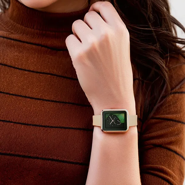 Đồng Hồ Nữ Titan Wander Green Mop Analog Leather Strap 2676WL01 Xanh Nâu