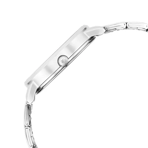 Đồng Hồ Nữ Titan Workwear White Dial Stainless Steel Strap Quartz Watch 2648SM09 Màu Bạc Trắng