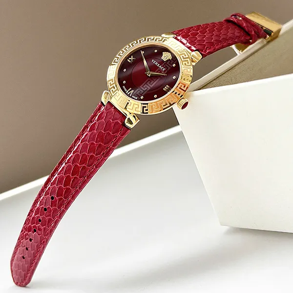 Đồng Hồ Nữ Versace Daphnis V16080017 Watch Màu Đỏ Phối Vàng