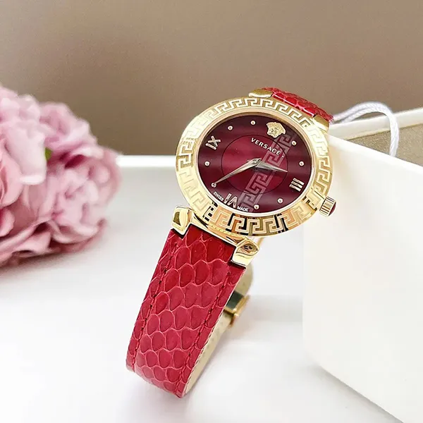 Đồng Hồ Nữ Versace Daphnis V16080017 Watch Màu Đỏ Phối Vàng