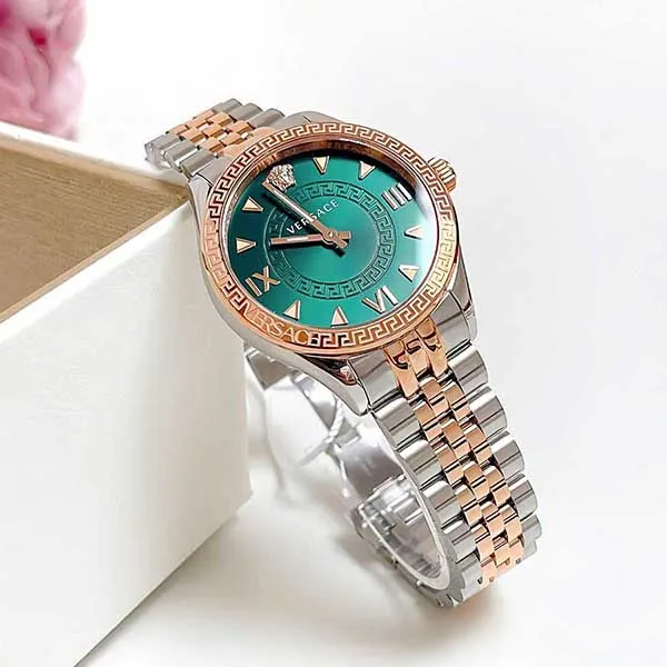 Đồng Hồ Nữ Versace Hellenyium Watch VE2S00422 Màu Demi (Vàng Hồng - Bạc) D-DY - Đồng hồ - Vua Hàng Hiệu