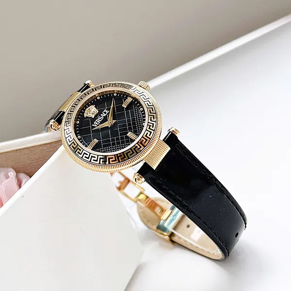 Đồng Hồ Nữ Versace Reve Black Tone Watch VE8B00224 Màu Vàng Đen