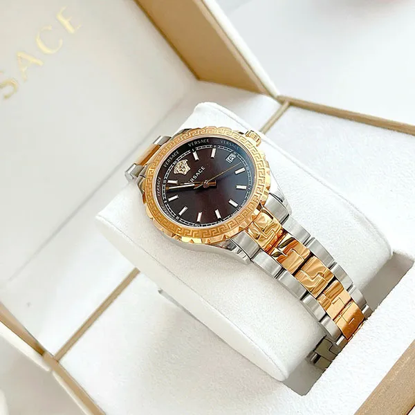 Đồng Hồ Nữ Versace Women's Hellenyium Watch V12040015 Màu Vàng Đen