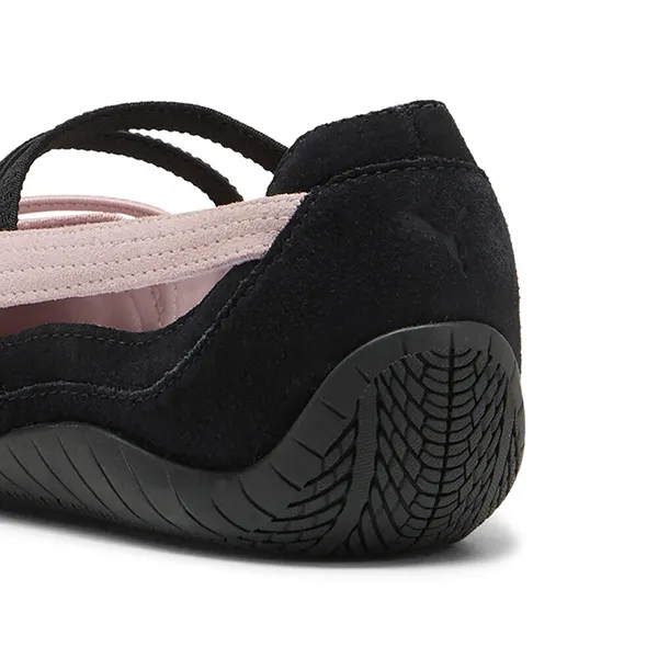 Giày Búp Bê Nữ Puma Women Speedcat Ballet Suede Shoes 40128702 Màu Hồng Đen Size 37