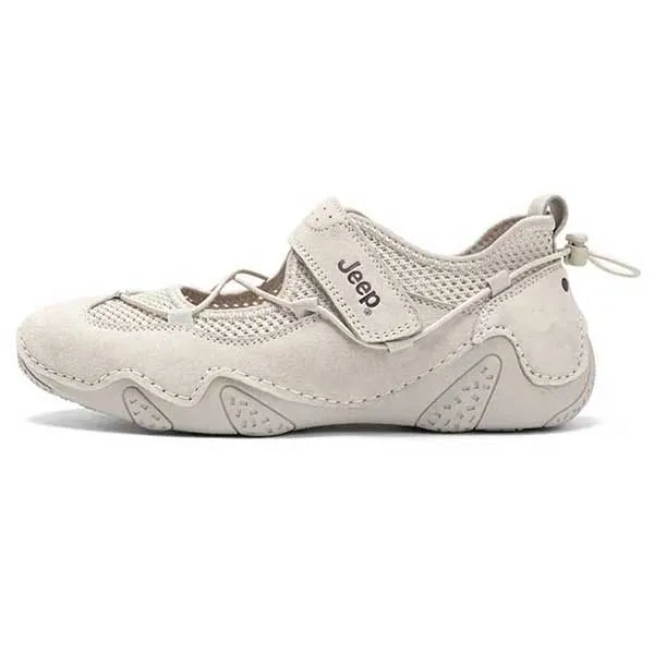 Giày Búp Bê Nữ Jeep Outdoor Shoes Grey PX241WAS932 Màu Xám Size 38 - Giày - Vua Hàng Hiệu
