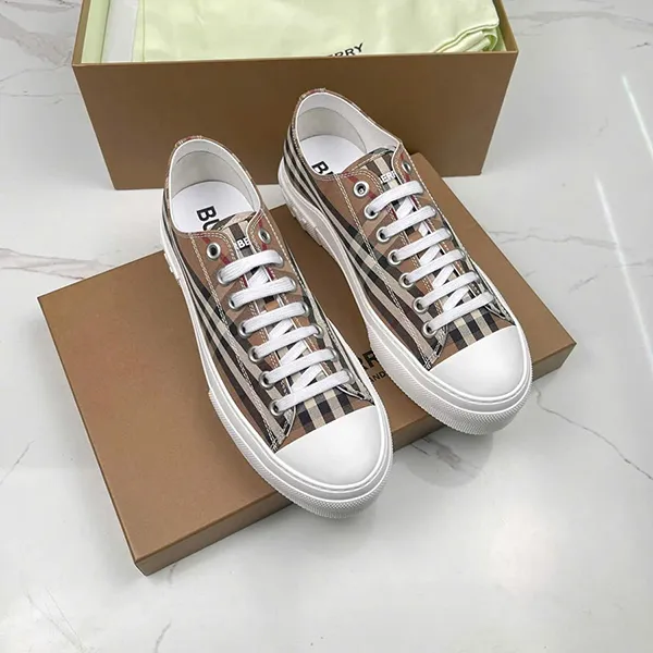 Giày Sneaker Burberry Vintage Check Màu Nâu Size 39 - Giày - Vua Hàng Hiệu
