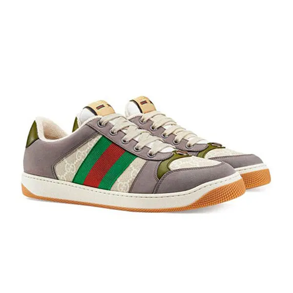 Giày Sneaker Gucci 703648-UULG0-9680 Màu Xám Be Size 41 - Giày - Vua Hàng Hiệu