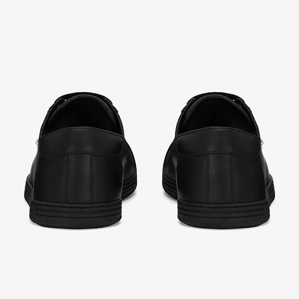 Giày Sneaker Nam Dolce & Gabbana Calfskin Saint Tropez Low-Top Sneakers Màu Đen Size 39