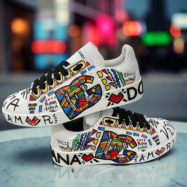Giày Sneaker Nam Dolce & Gabbana D&G CK1544AL398 Màu Trắng Size 39.5
