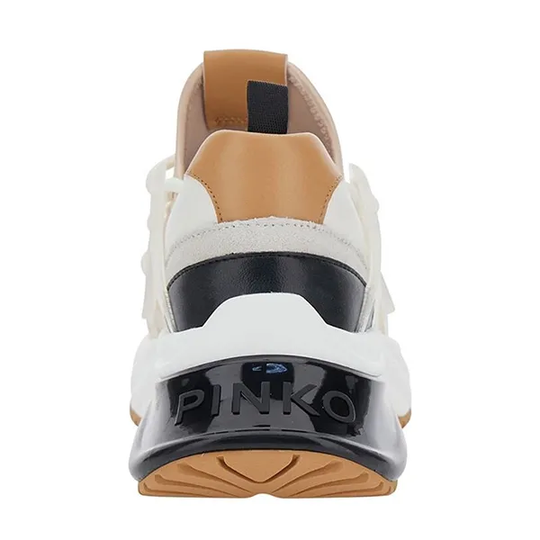 Giày Sneaker Nữ Pinko Ariel Multicolor With Love Birds Detail In Tech Fabric Màu Nude Size 38 - Giày - Vua Hàng Hiệu