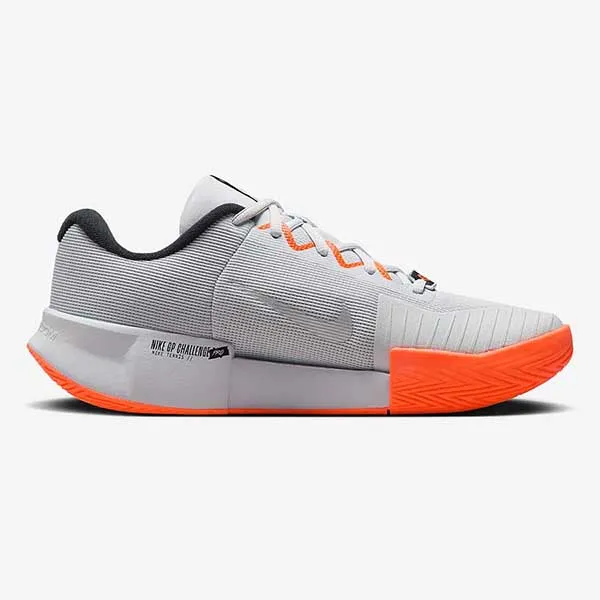 Giày Tennis /Pickleball Nam Nike GP Challenge Pro Premium Shoes FQ7728-001 Màu Xám - Cam Size 42.5