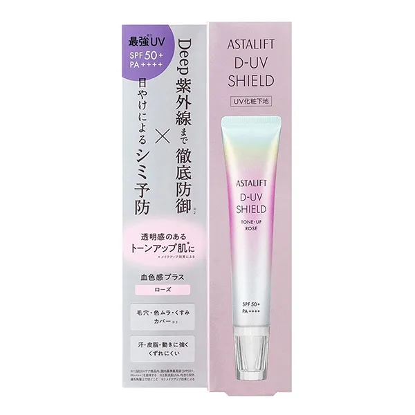 Kem Chống Nắng Astalift D-UV Shield Tone Up Rose SPF 50+ 30g
