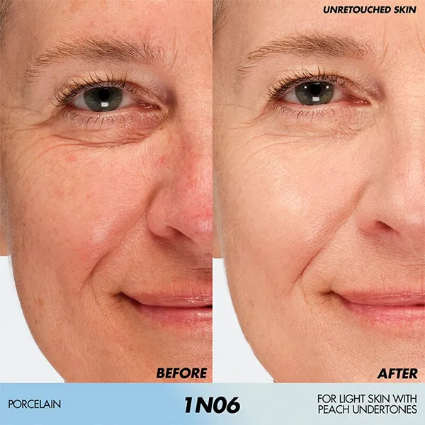 Kem Nền Make Up For Ever HD Skin Hydra Glow Hydrating Foundation Tone 1N06 30ml