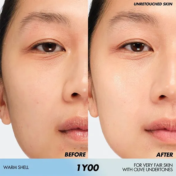 Kem Nền Make Up For Ever HD Skin Hydra Glow Hydrating Foundation Tone 1Y00 30ml - Trang điểm - Vua Hàng Hiệu