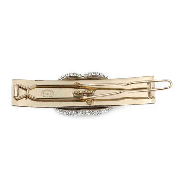 Kẹp Tóc Chanel Hair Clip Màu Vàng Gold